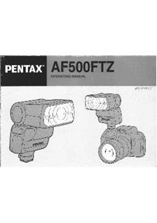 Pentax AF 500 FTZ manual. Camera Instructions.